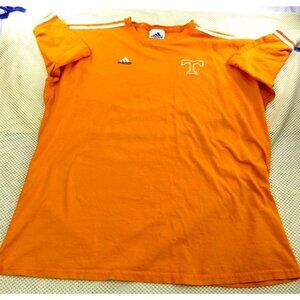 Adidas Tennessee Volunteers Orange T-Shirt Size XL Mens Cotton Crewneck Sports T